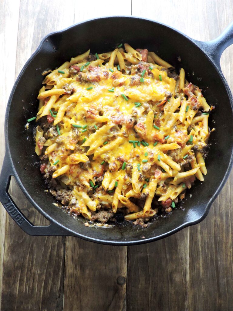 Protein Packed Cheeseburger Casserole