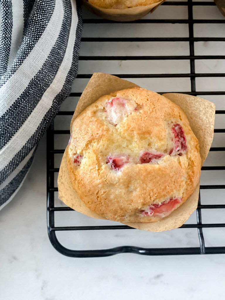 Easy Strawberry Lemon Muffins