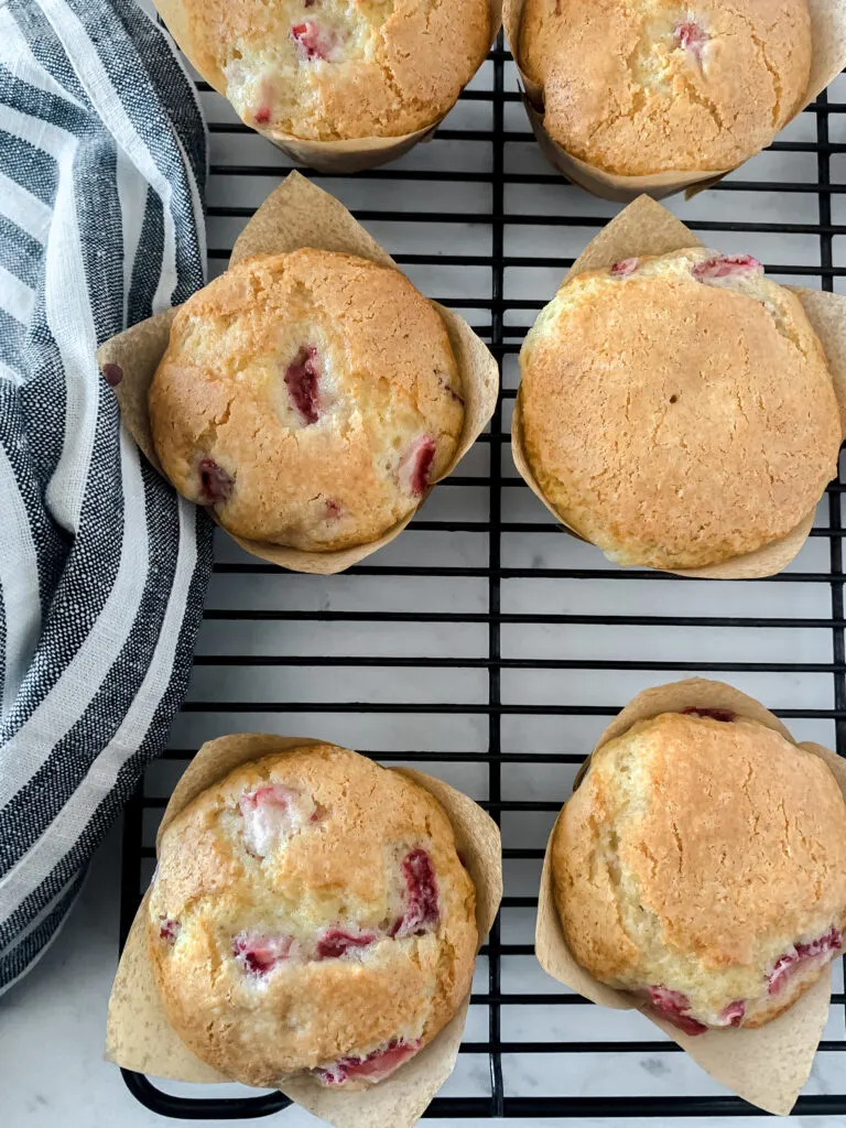 Strawberry Lemon Muffins