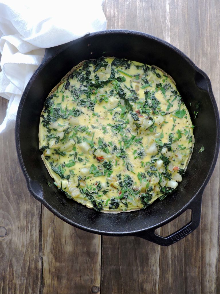 Kale and Potato Frittata