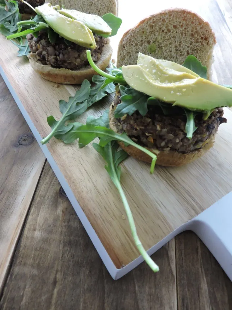 Spicy Vegan Black Bean Burgers