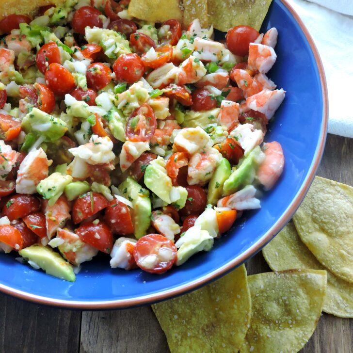 Quick Shrimp Ceviche with Cooked Shrimp