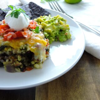 Roasted Chili Taco Casserole