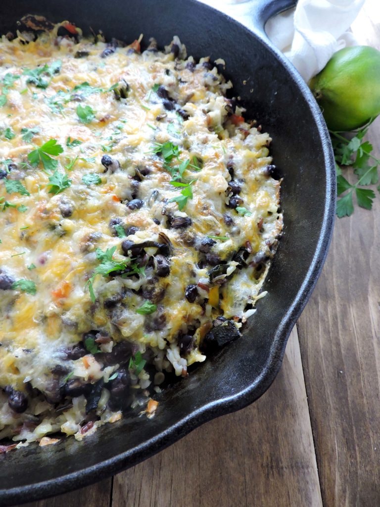 Roasted Chili Taco Casserole