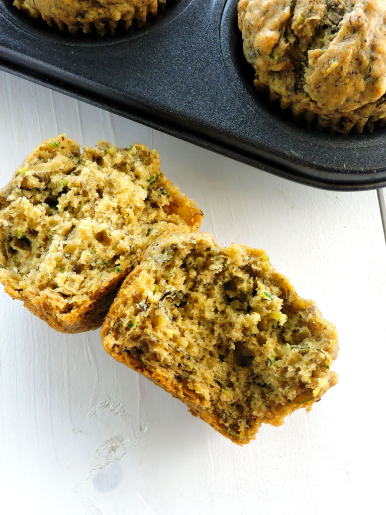 Zucchini Flax and Chia Morning Muffins Fresh Fit Kitchen