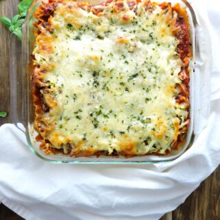 Zucchini Stuffed Lasagna