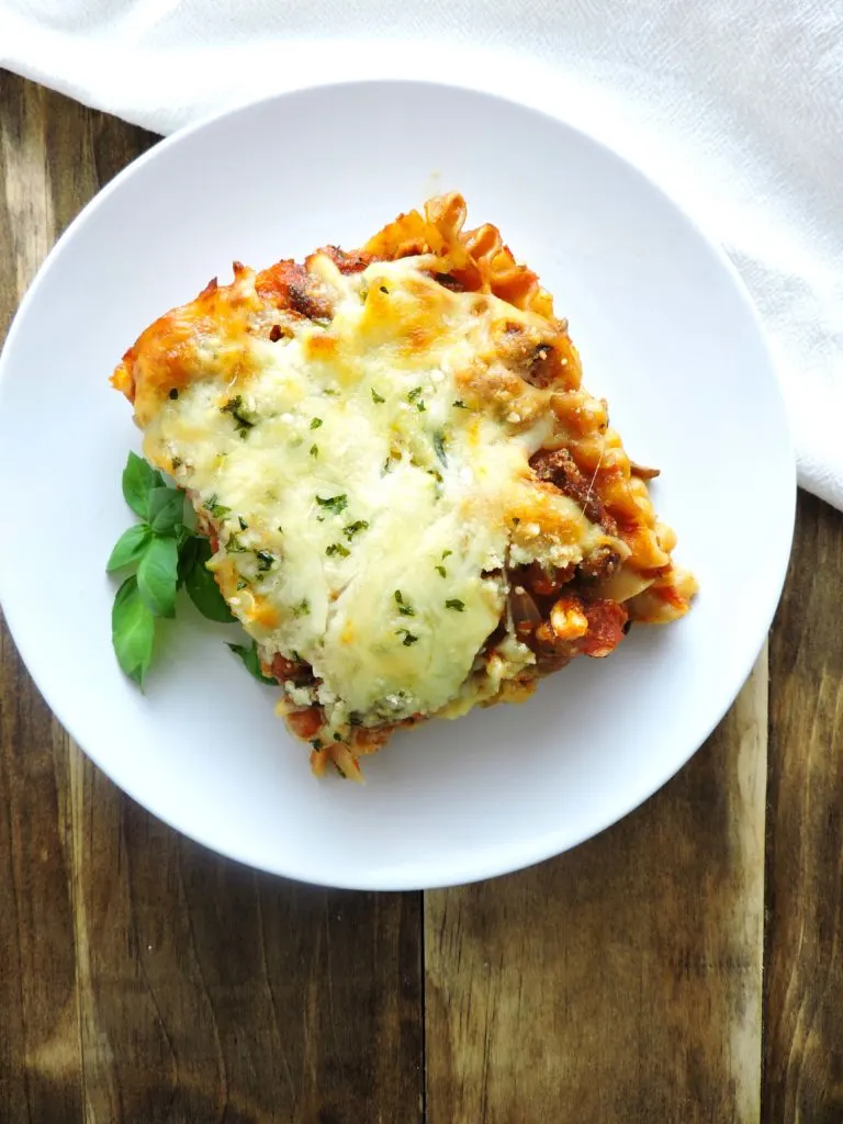 Zucchini Stuffed Lasagna