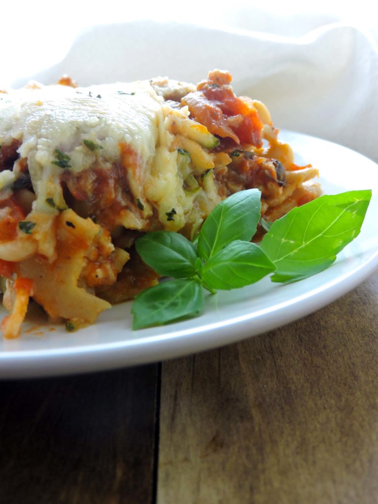 Zucchini Stuffed Lasagna