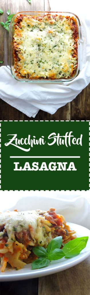 Zucchini Stuffed Lasagna