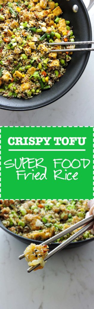 Crispy Tofu Super Food Fried Rice