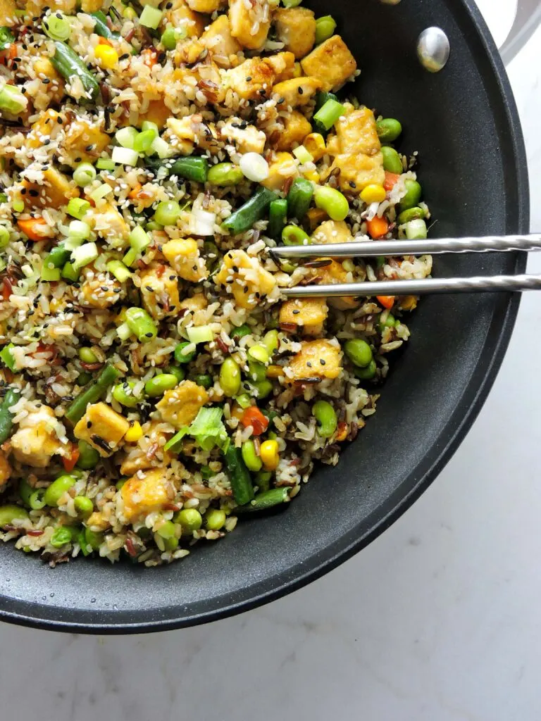 Crispy Tofu Super Food Fried Rice