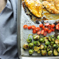 Honey Barbeque Dijon Chicken Sheet Pan Dinner