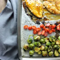 Honey Barbeque Dijon Chicken Sheet Pan Dinner