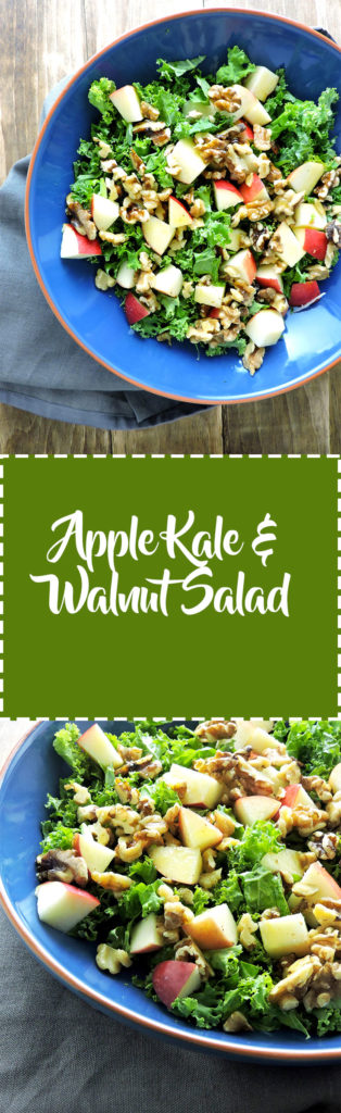 Kale Apple and Walnut Salad