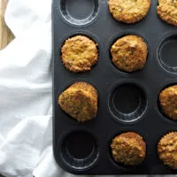 Oatmeal Chia Protein Muffins