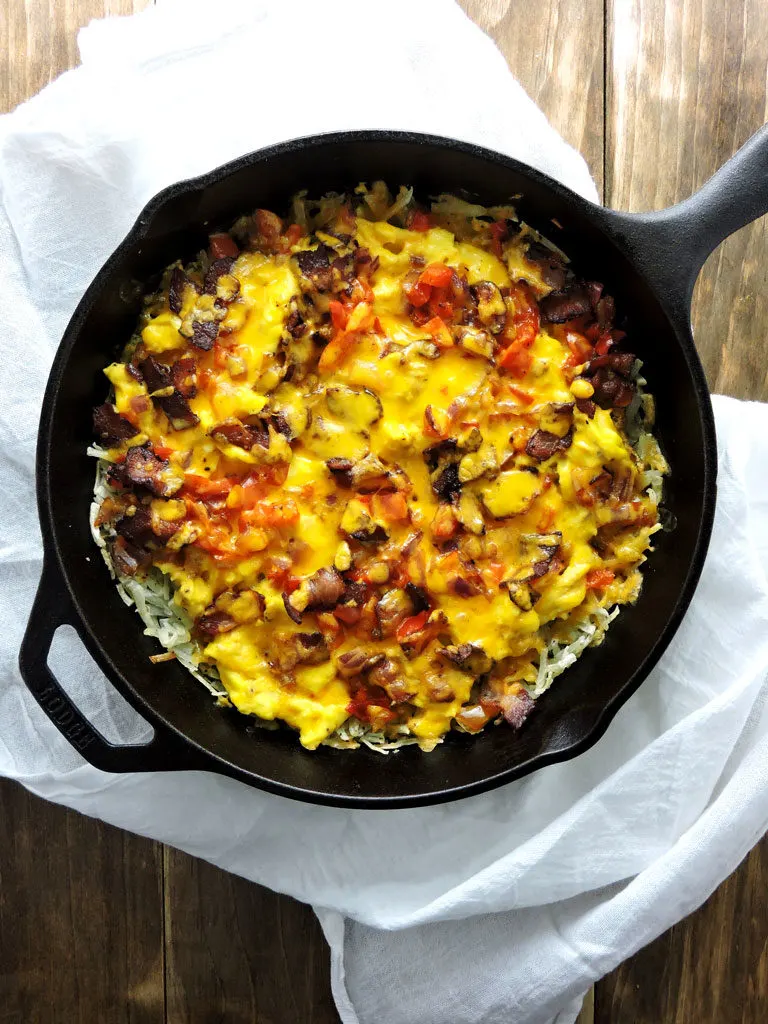 Breakfast Skillet Burrito Casserole