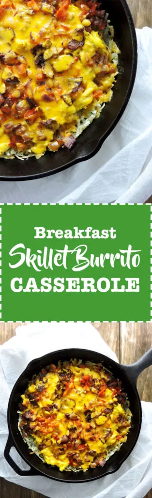 Breakfast Skillet Burrito Casserole