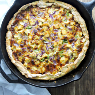 Cast Iron Barbecue Chicken Pizza