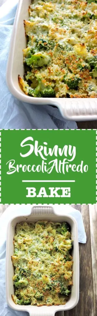 Skinny Broccoli Alfredo Bake