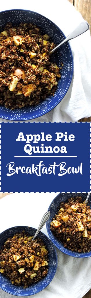 Apple Pie Quinoa Breakfast Bowl