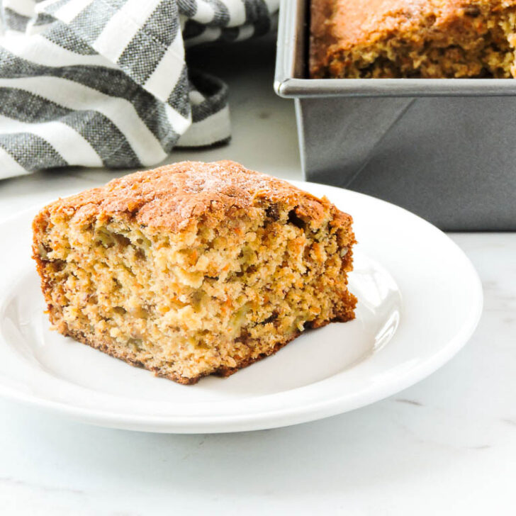 Carrot Cake Banana Bread without Oil