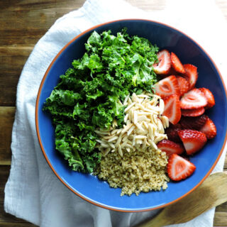 Strawberry Kale Grain Bowl