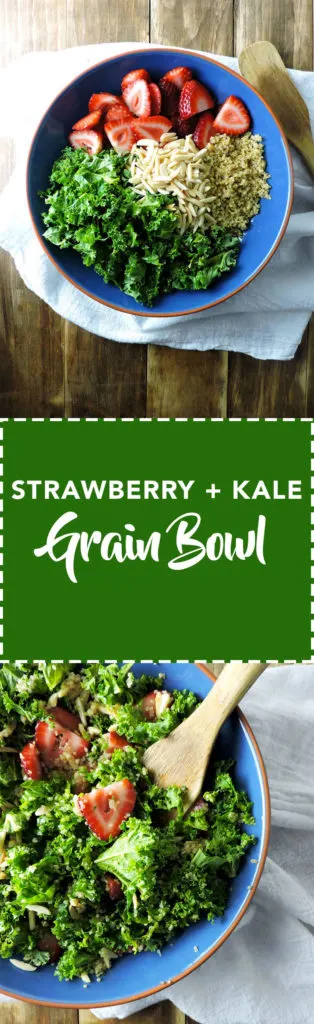 Strawberry Kale Grain Bowl