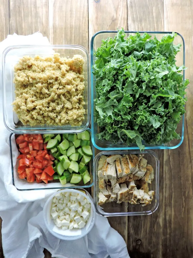Greek Quinoa Kale Salad Bowl