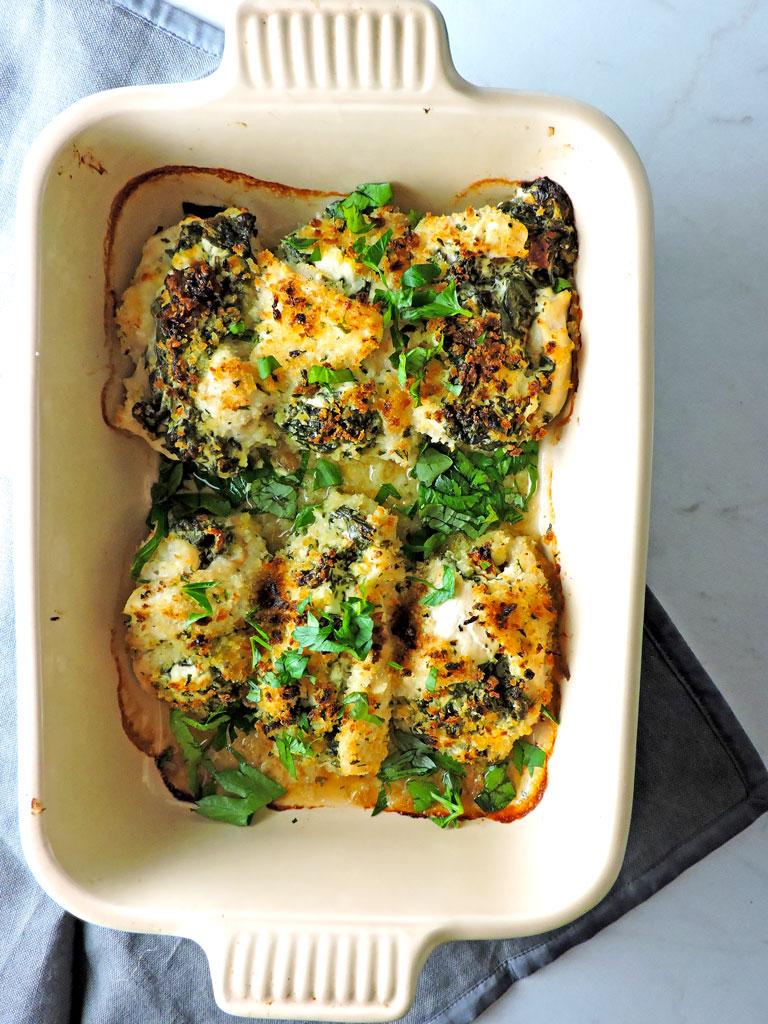 Spinach Goat Cheese Stuffed Chicken Fresh Fit Kitchen