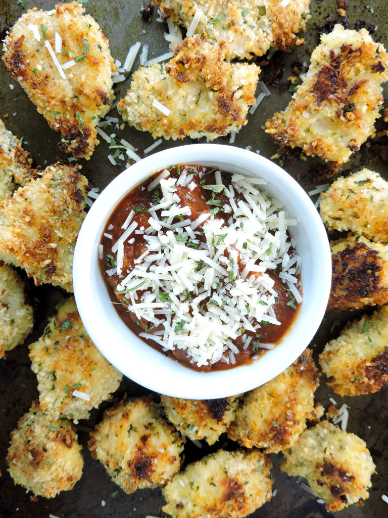 Italian Herb and Cheese Chicken Bites