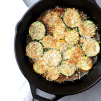 Parmesan Zucchini Skillet