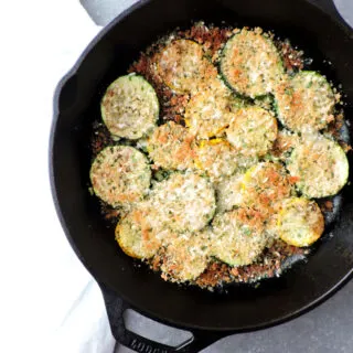 Parmesan Zucchini Skillet