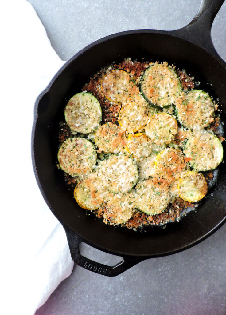 Parmesan Zucchini Skillet