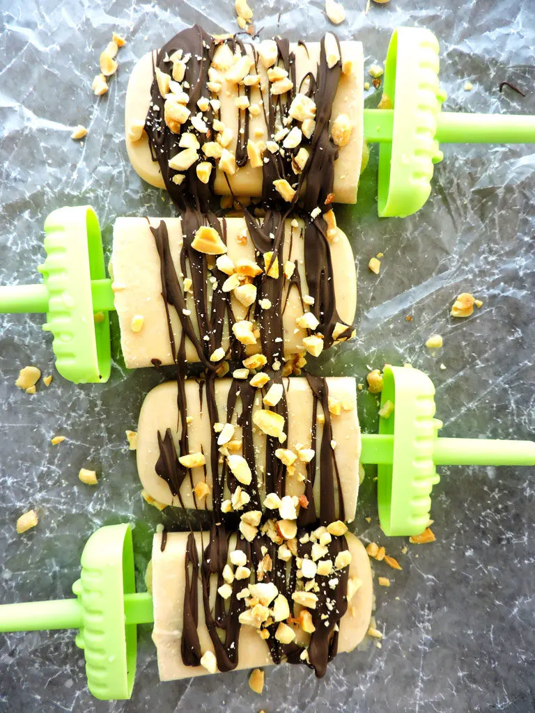 Peanut Butter Yogurt Pops