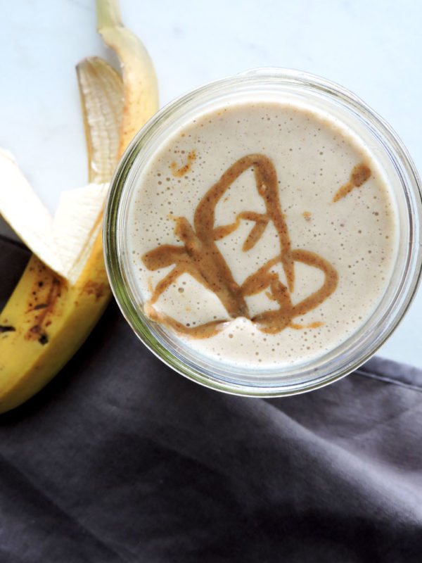 Almond Butter Banana Protein Smoothie Fresh Fit Kitchen
