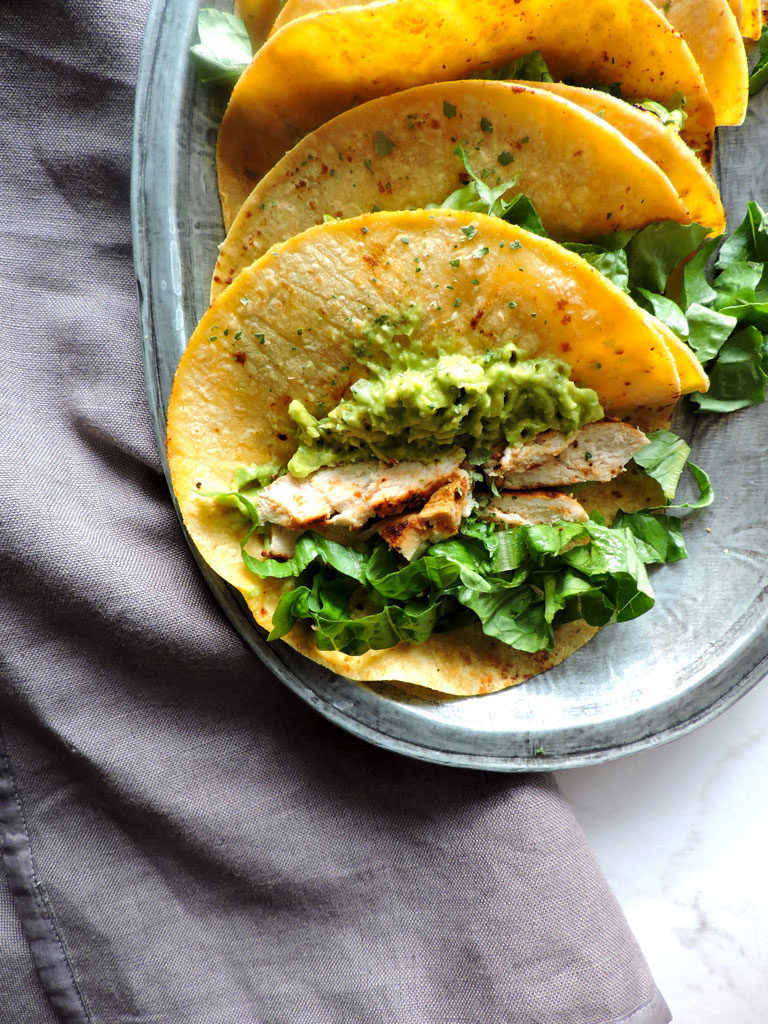 Chili Lime Chicken Street Tacos