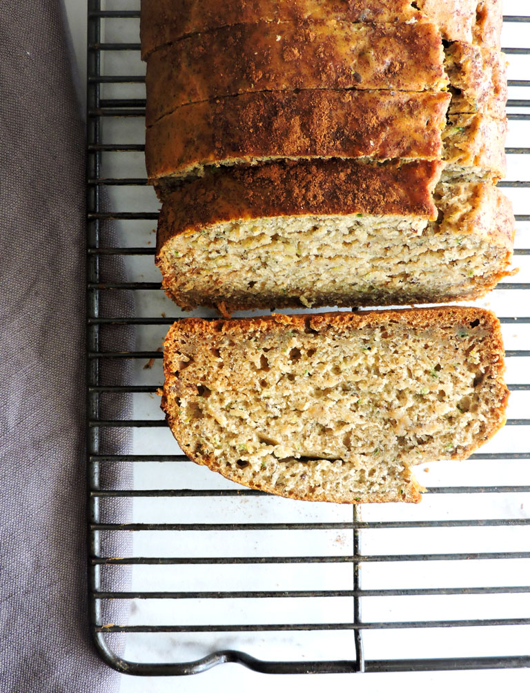 Healthy Zucchini Banana Bread