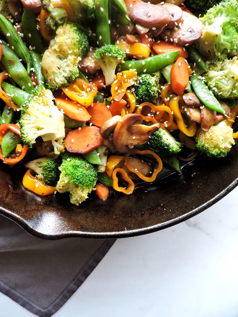 Hibachi Style Teriyaki Vegetables