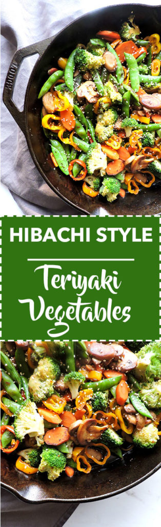 Hibachi Style Teriyaki Vegetables