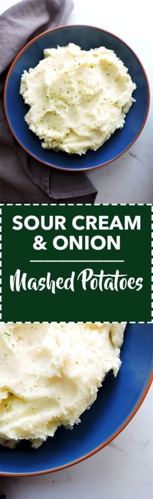 Sour Cream and Onion Mashed Potatoes