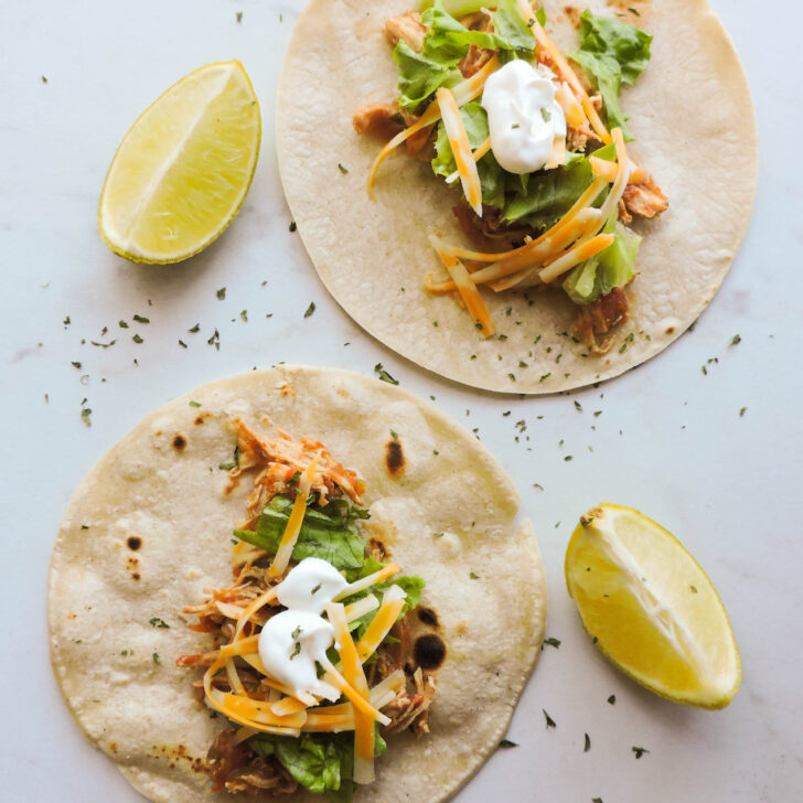 3 Ingredient Instant Pot Chicken Taco Recipe