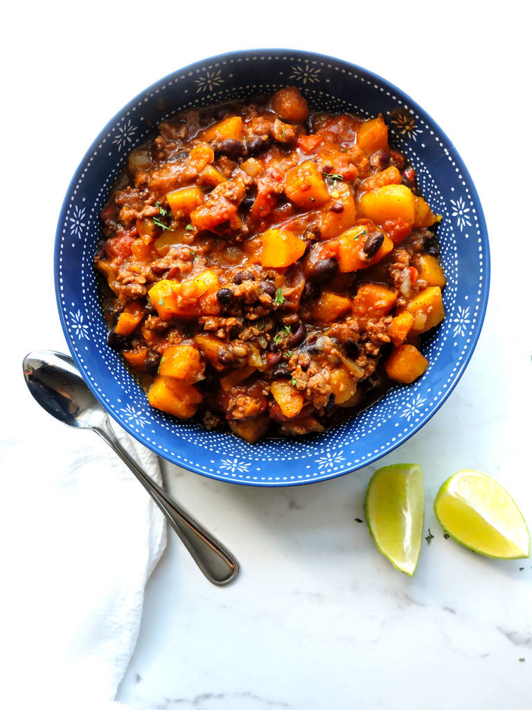 Butternut Squash Black Bean Chili