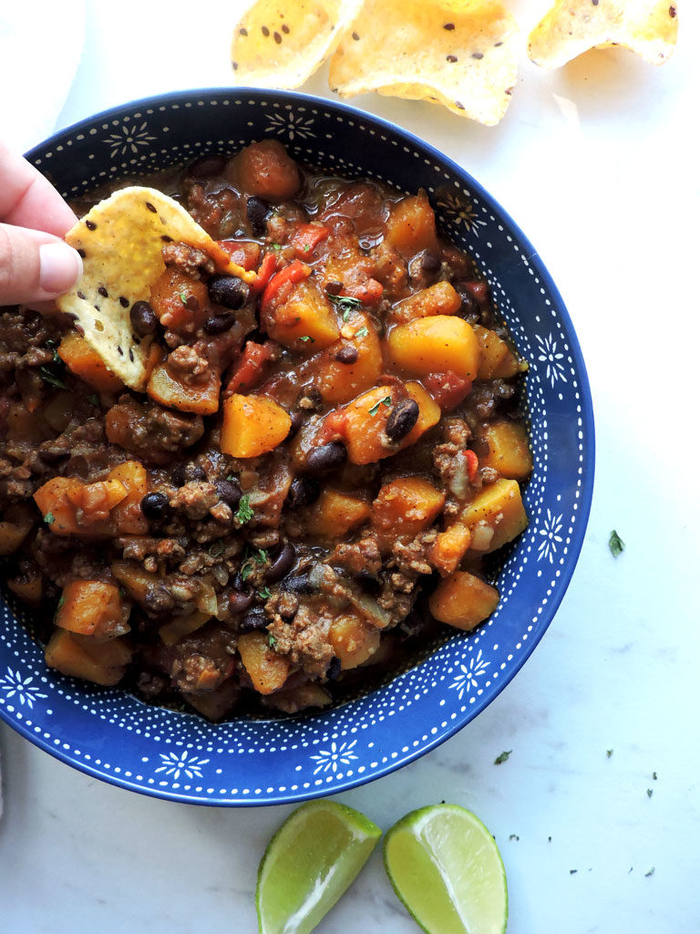 Butternut Squash Black Bean Chili