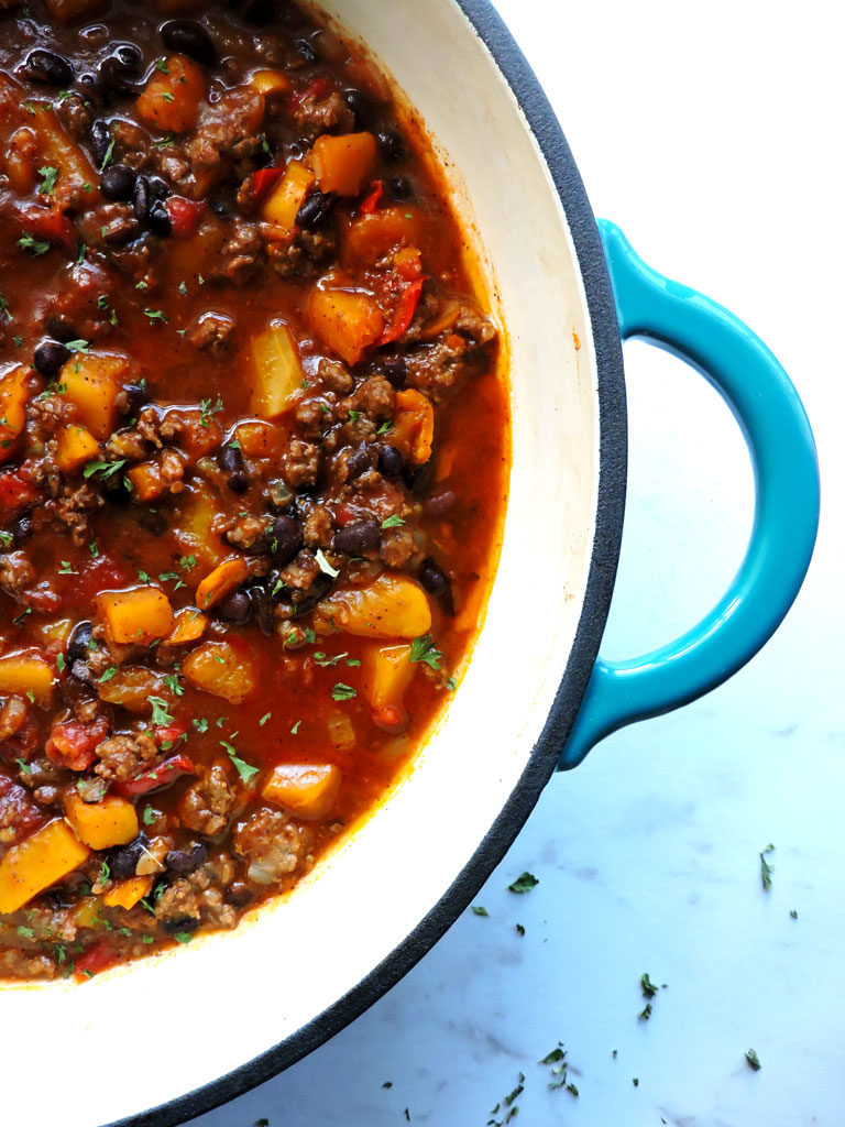 Butternut Squash Black Bean Chili