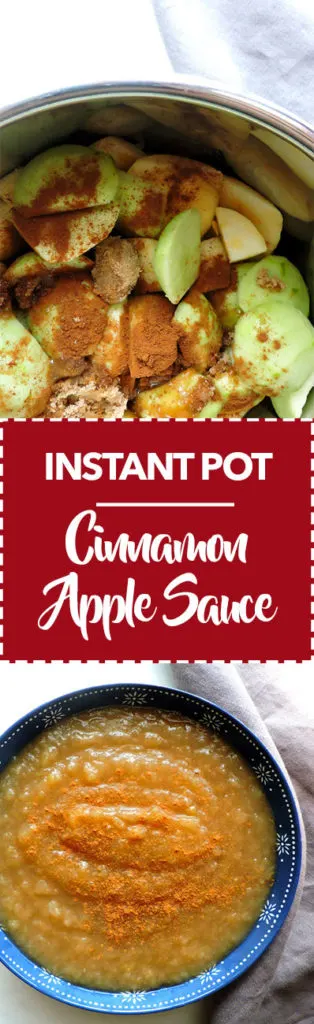 Instant Pot Cinnamon Apple Sauce