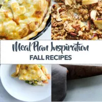 Meal Plan Inspiration Fall Recipes