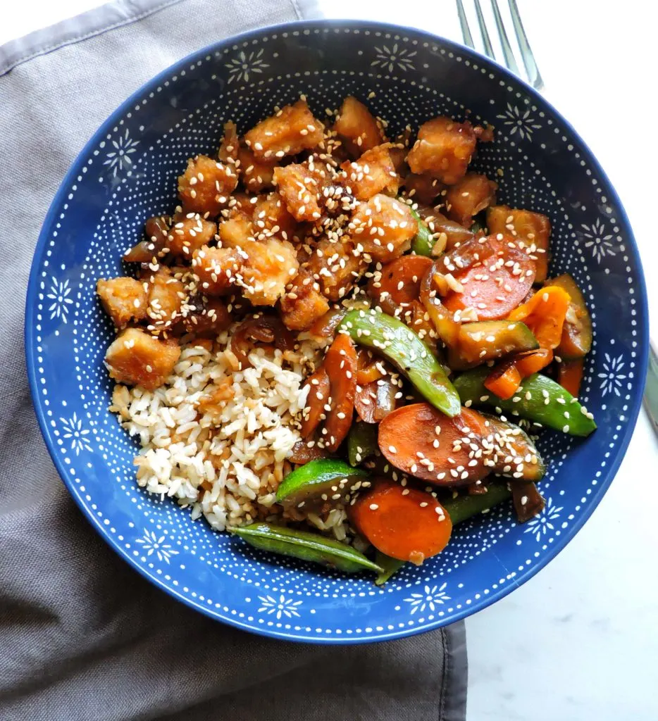 The Best Super Crispy Sesame Tofu