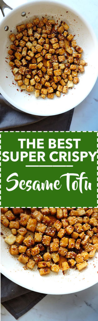 The Best Super Crispy Sesame Tofy