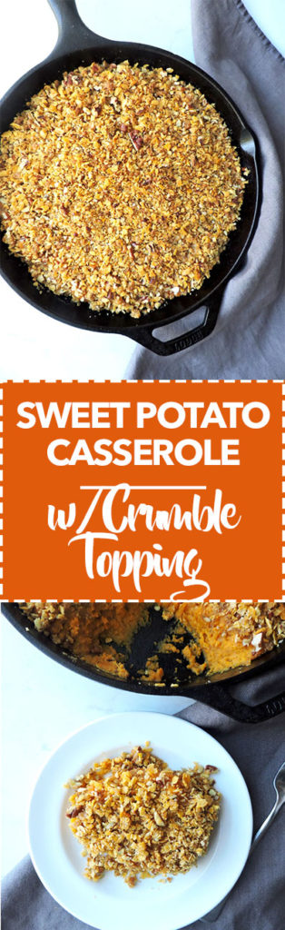 Crumble Topped Sweet Potato Casserole