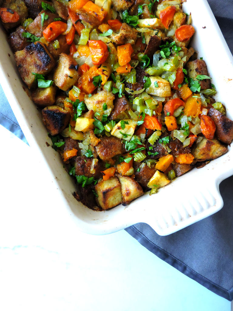 Roasted Root Vegetable Stuffing